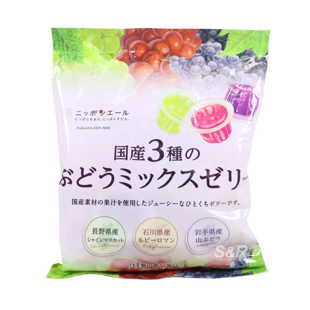 Zen Noh Mixed Jelly with Three Japanese Grapes 462g
